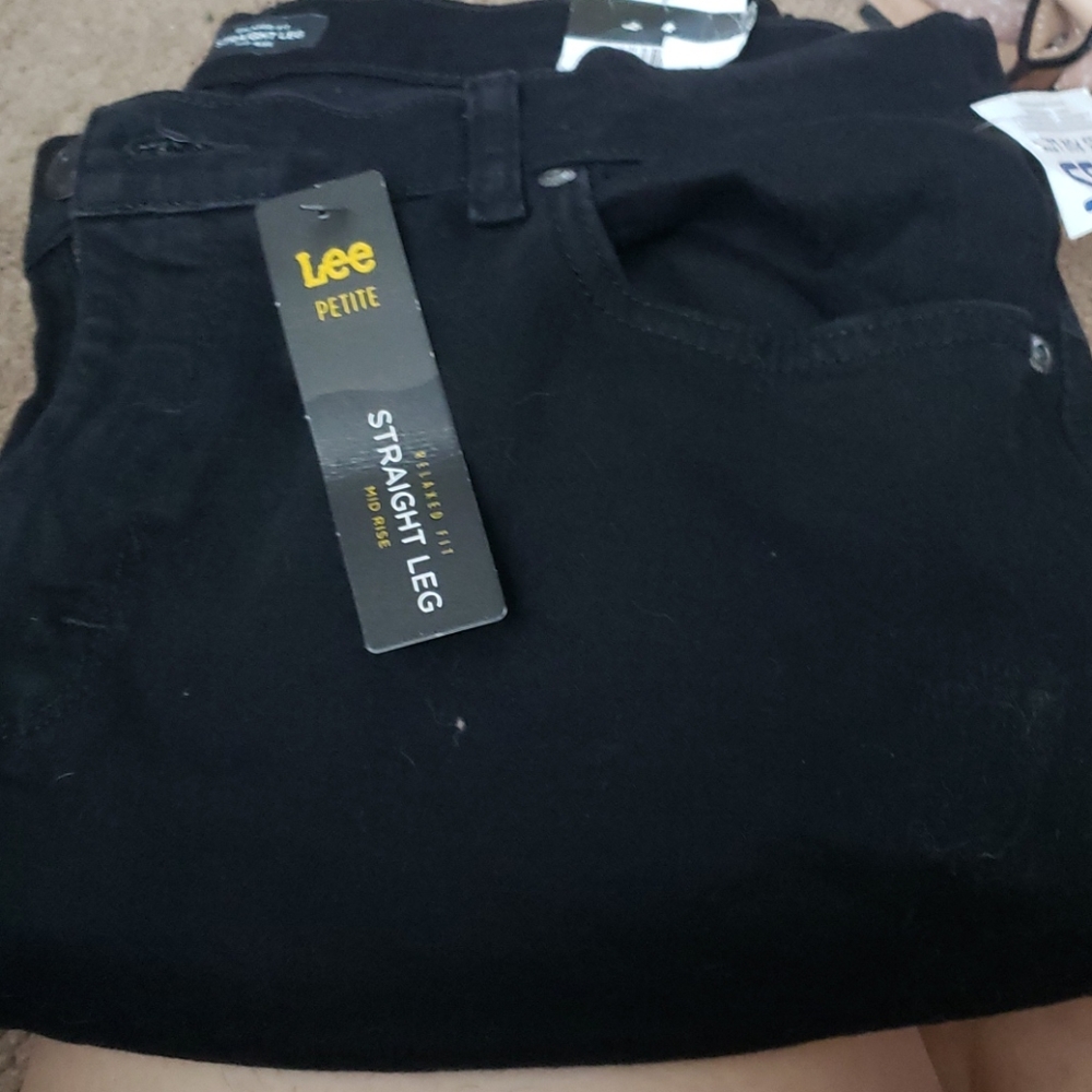 Black Jean Pants Lee brand ,tags still attached 16